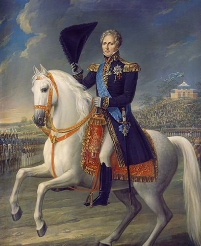 Karl XIV Johan, målning av Fredrik Westin, Kungliga slottet